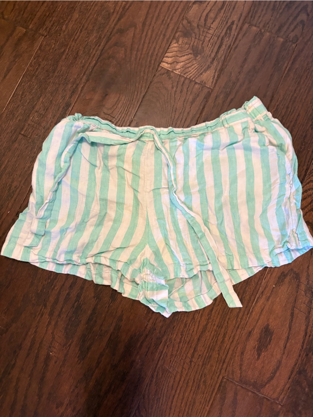 Stoney Clover Lane Mint and White Striped Piece